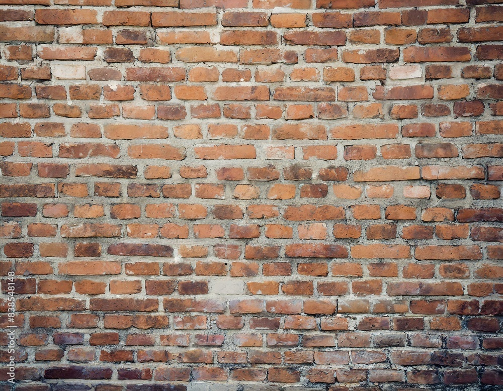 Naklejka premium brick bricks stone mortar stucco wall background backdrop surface