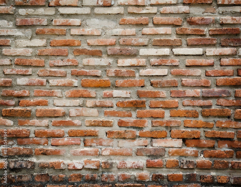 Naklejka premium brick bricks stone mortar stucco wall background backdrop surface
