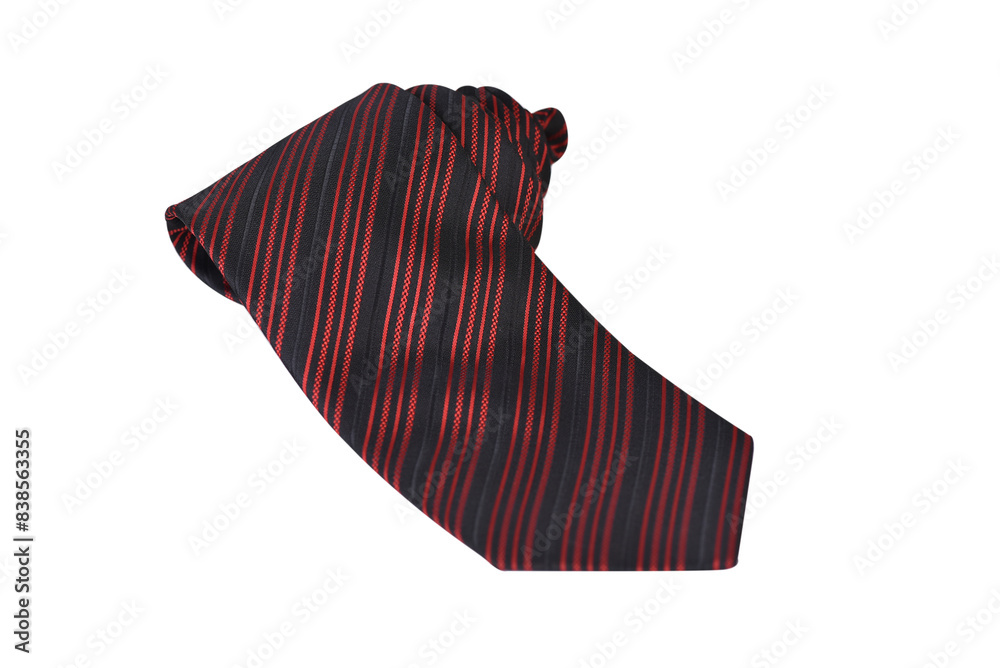 men's tie accessories for formal wear business concept fashion elegance isolated on white background