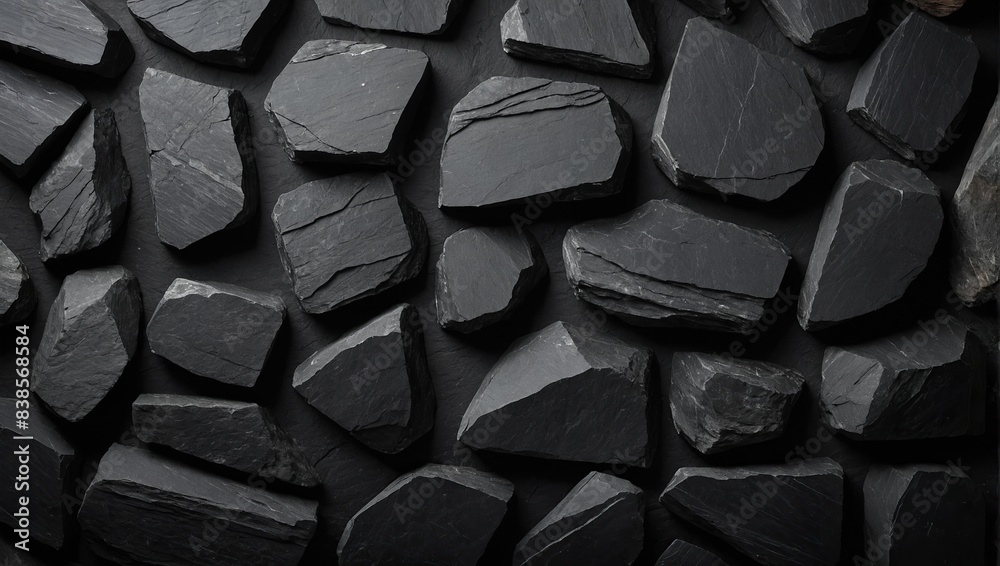 Black wall brick surface texture background, Photorealistic stone wall ...