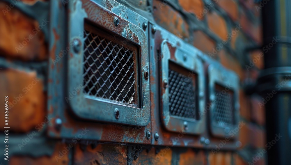 Contrast the dullness of neglected air vents with the vibrant clarity of freshly cleaned ones, illustrating the difference in air quality.