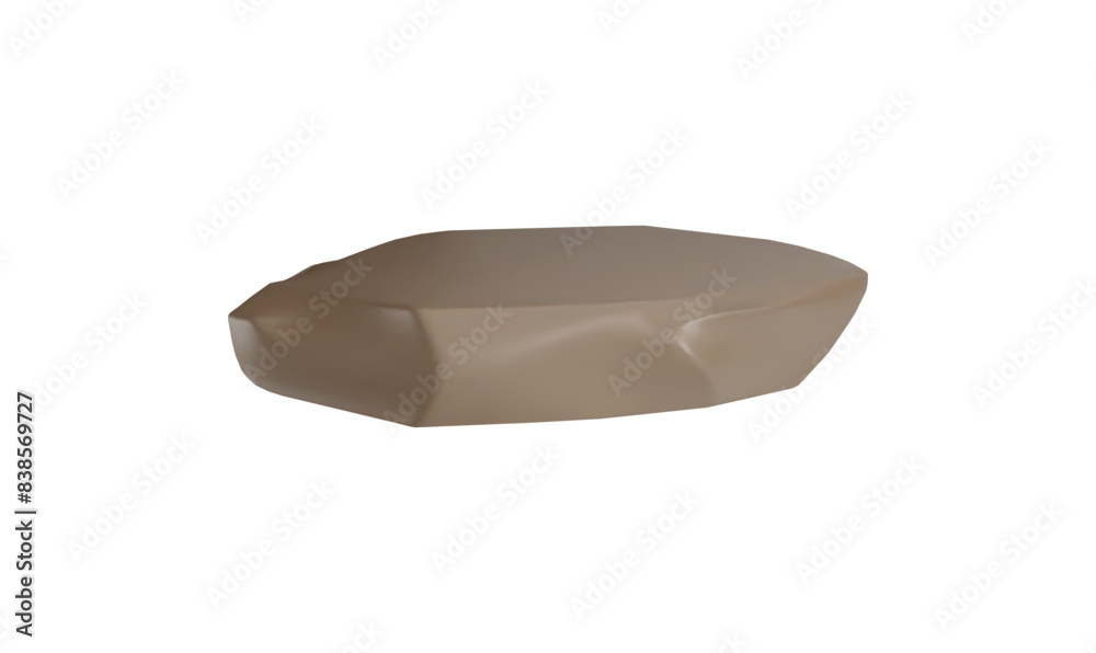 Vector stone podium for product demonstration. Isolated background. Vector stone podium for product demonstration. Isolated background.