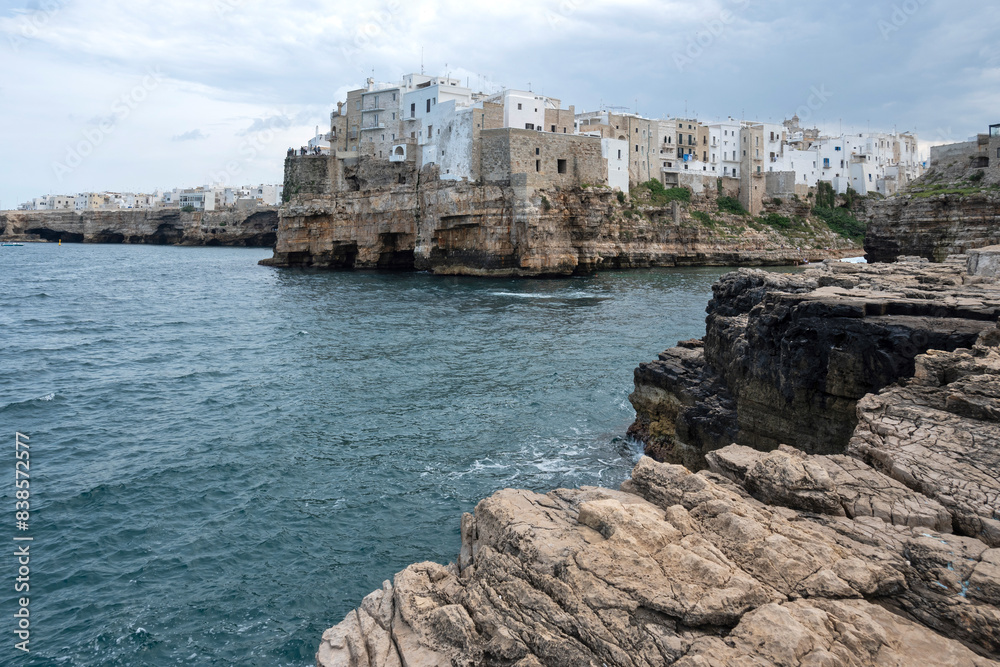 The Old town of Polignano a Mare, Apulia Region, Italy The Old town of Polignano a Mare, Apulia Region, Italy