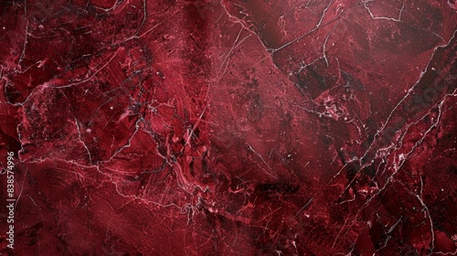 A closeup of a rectangular glazed ceramic tile boasting a rich burgundy hue with a high shine and a subtle marbled effect throughout