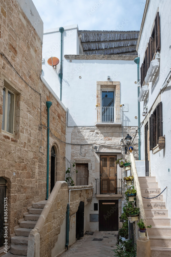 The Old town of Polignano a Mare, Apulia Region, Italy The Old town of Polignano a Mare, Apulia Region, Italy
