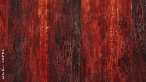 Touches of deep mahogany and light cherry dance across the glossy surface of this wood creating a dynamic texture that catches the light in all the right places photo