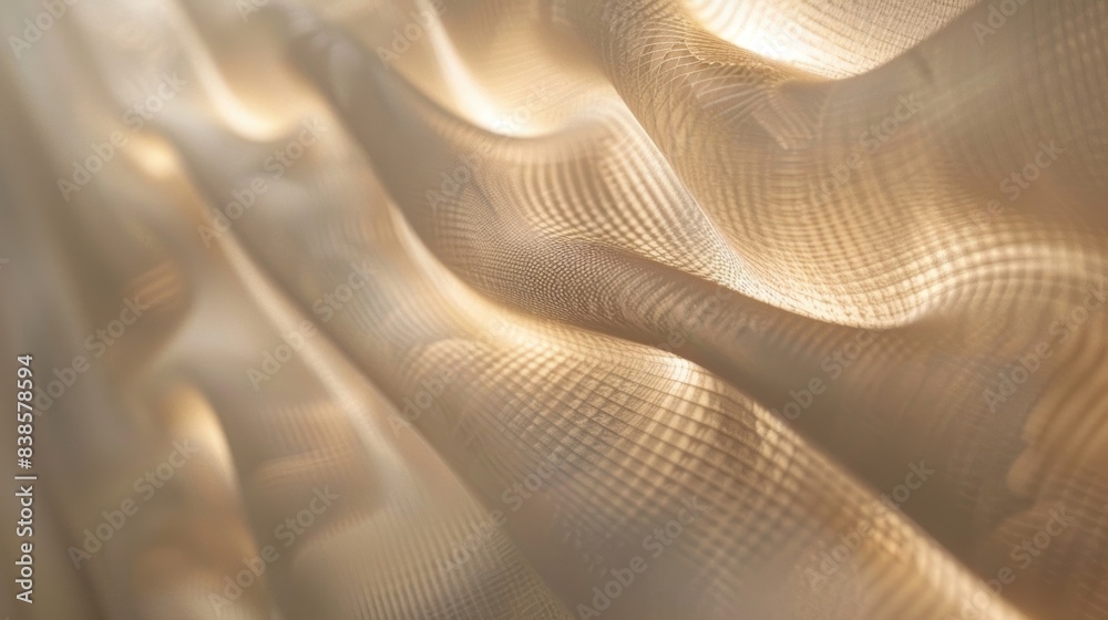 A smooth and sleek texture created by tightly positioned electroluminescent wires giving off a polished and modern look A smooth and sleek texture created by tightly positioned electroluminescent wires giving off a polished and modern look