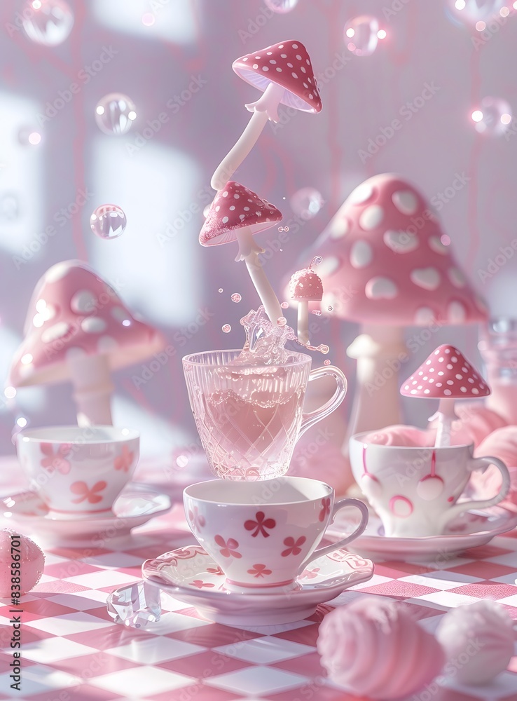 Pastel pink tea party
