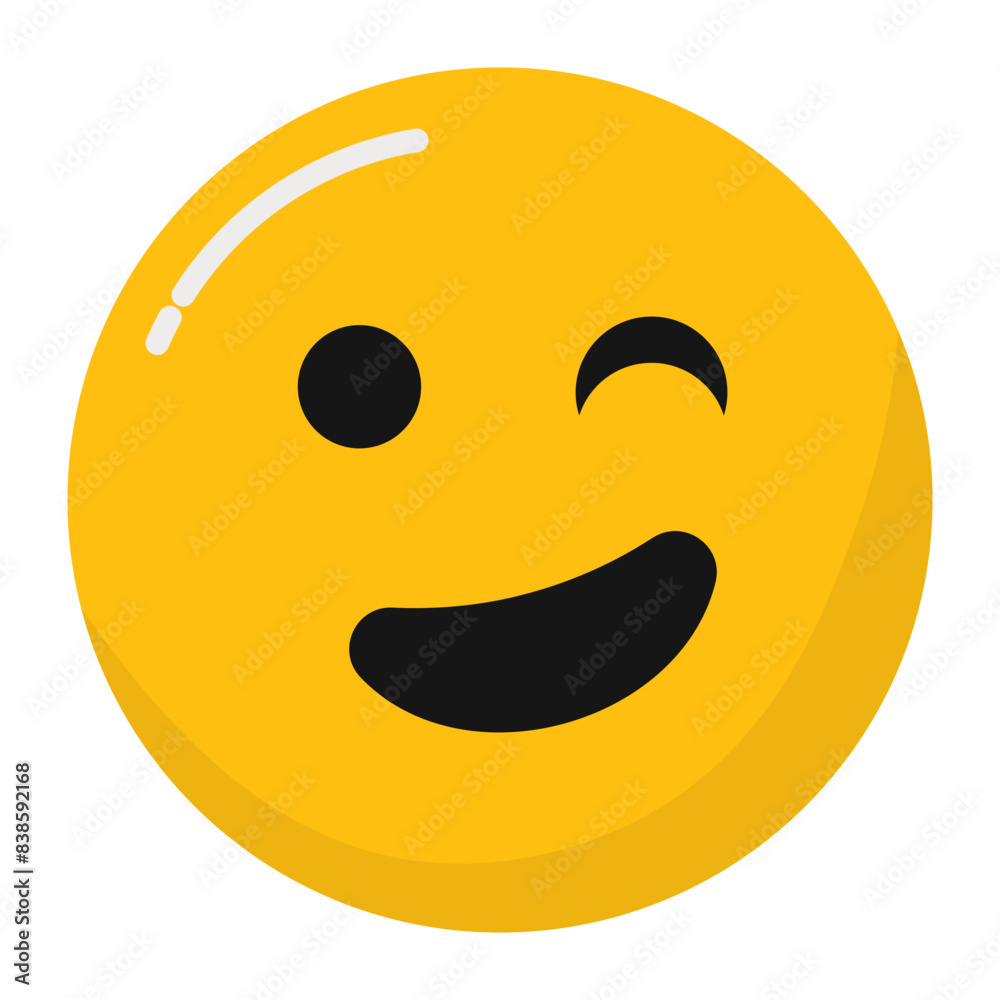 Fototapeta premium Collection of Cute Emoticons. Emoticon. Smileys Vector Set.