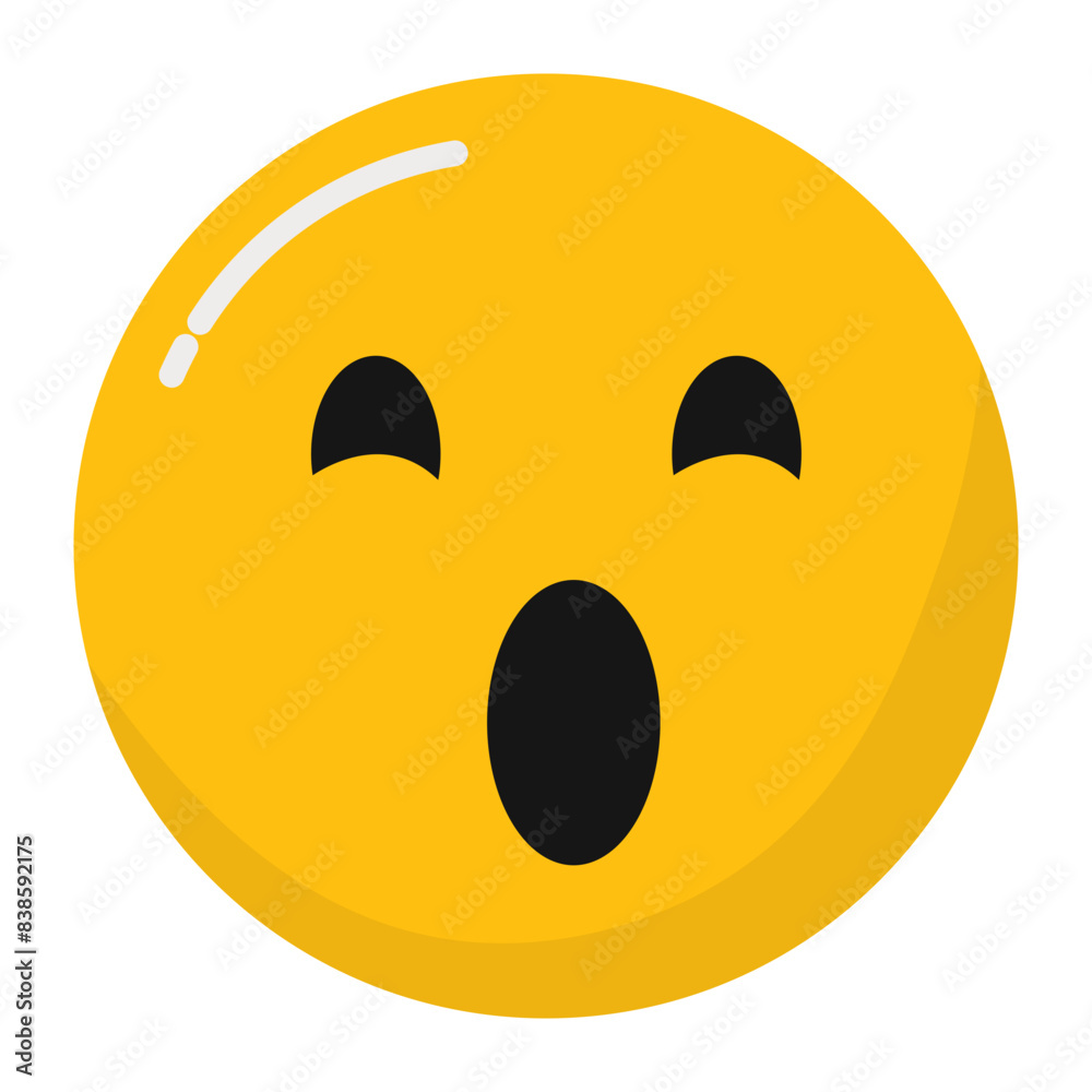 Fototapeta premium Collection of Cute Emoticons. Emoticon. Smileys Vector Set.