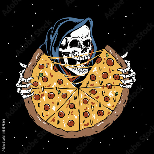 Pizza of Death - Pie Till I Die - Grim Reaper Pizza Love