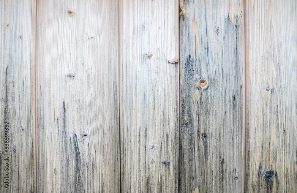 Detailed texture of dry, unfinished, aged vertical wooden planks with a natural greyish tone. Ideal choice for backgrounds or rustic-themed designs Detailed texture of dry, unfinished, aged vertical wooden planks with a natural greyish tone. Ideal choice for backgrounds or rustic-themed designs