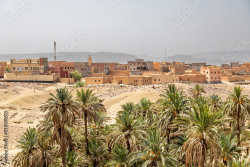 Landscape view at the semidesert of Morocco