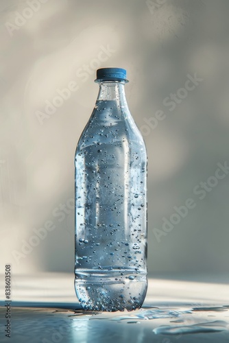 Bottle of fresh water 