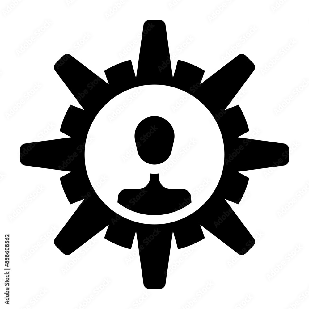 administrator glyph icon