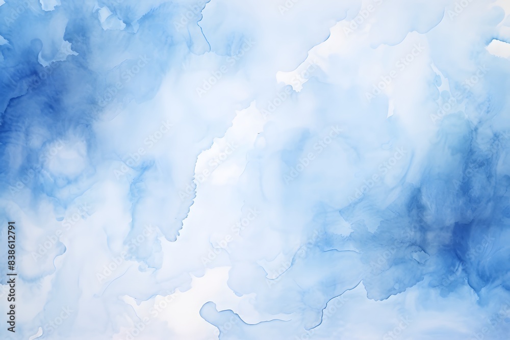 Abstract blue watercolor background