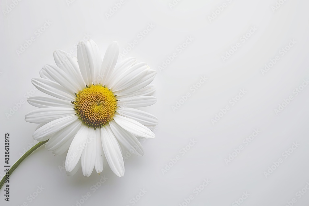 White Daisy Isolated on White Background. Beautiful Daisy Flower White Daisy Isolated on White Background. Beautiful Daisy Flower