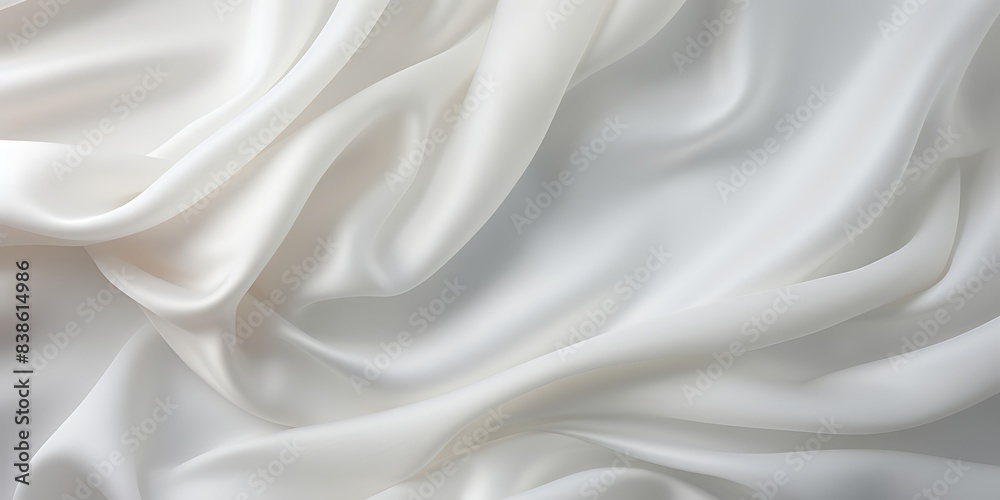 Obraz premium Cloth Background, White Fabric Texture