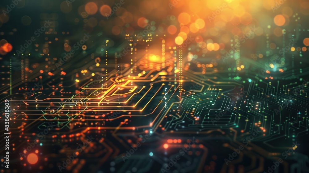 Abstract technological Abstract technological