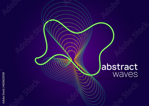 Sound Set. Pink Edm Banner. Night Club Flyer. Trance Vector. Psychedelic Audio Invitation. Techno Electro Element. Violet Music Event. Blue Sound Set
