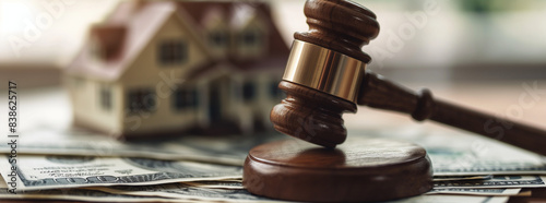 Legal auction for real estate properties involving taxes profits and home purchases. Concept Real Estate Auctions, Tax Lien Sales, Home Investment, Property Exchange, Legal Auction Process