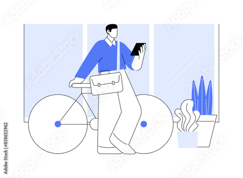 Casual style isolated cartoon vector illustrations.