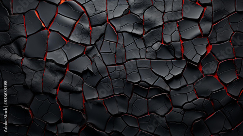 Explore the timeless beauty of classic lava cracks with this flat illustration, showcasing the rugged charm and high quality craftsmanship. photo