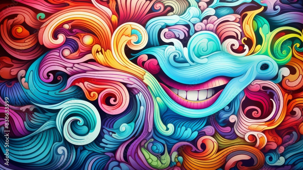 Explore a classic psychedelic style with muted tones, intricate details, and high resolution in this unique collection of artwork. Explore a classic psychedelic style with muted tones, intricate details, and high resolution in this unique collection of artwork.