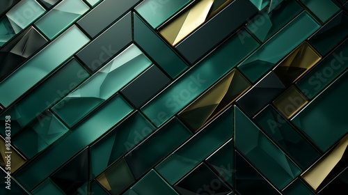 Elegant glass tile texture illustration with sleek lines, sophisticated style and high definition design.