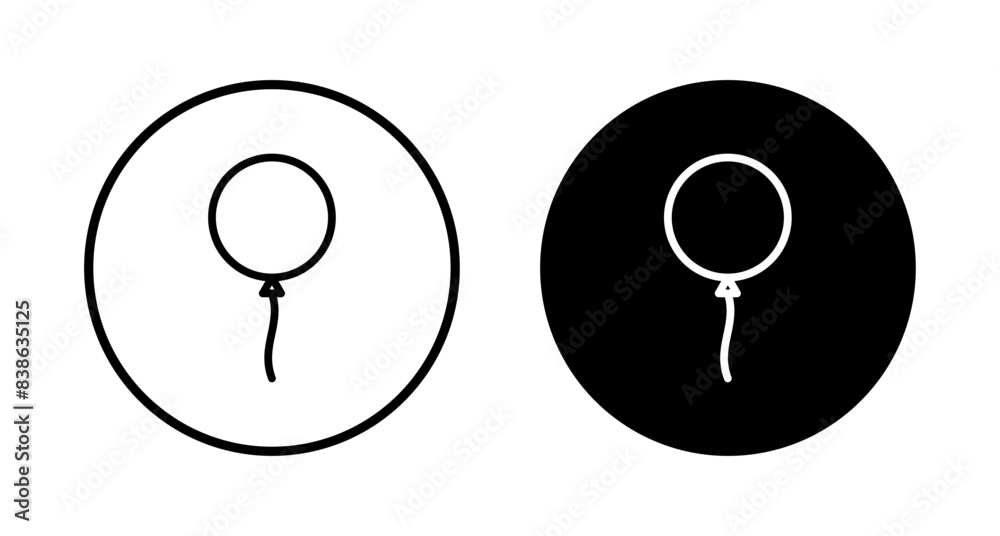 Balloon icon vector isolated on white background. party balloon icon decoration birthday vector. Balloon vector icon Balloon icon vector isolated on white background. party balloon icon decoration birthday vector. Balloon vector icon