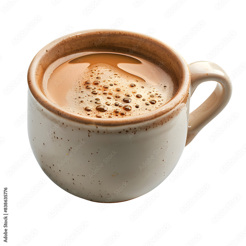 Fototapeta premium chai tea isolated on transparent background. generative ai