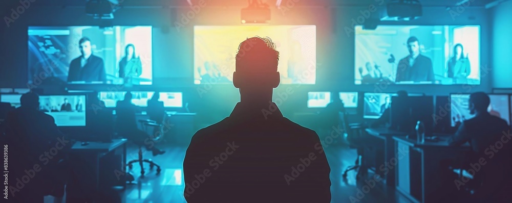 custom made wallpaper toronto digitalA person reporting suspicious activity to their companys security team
