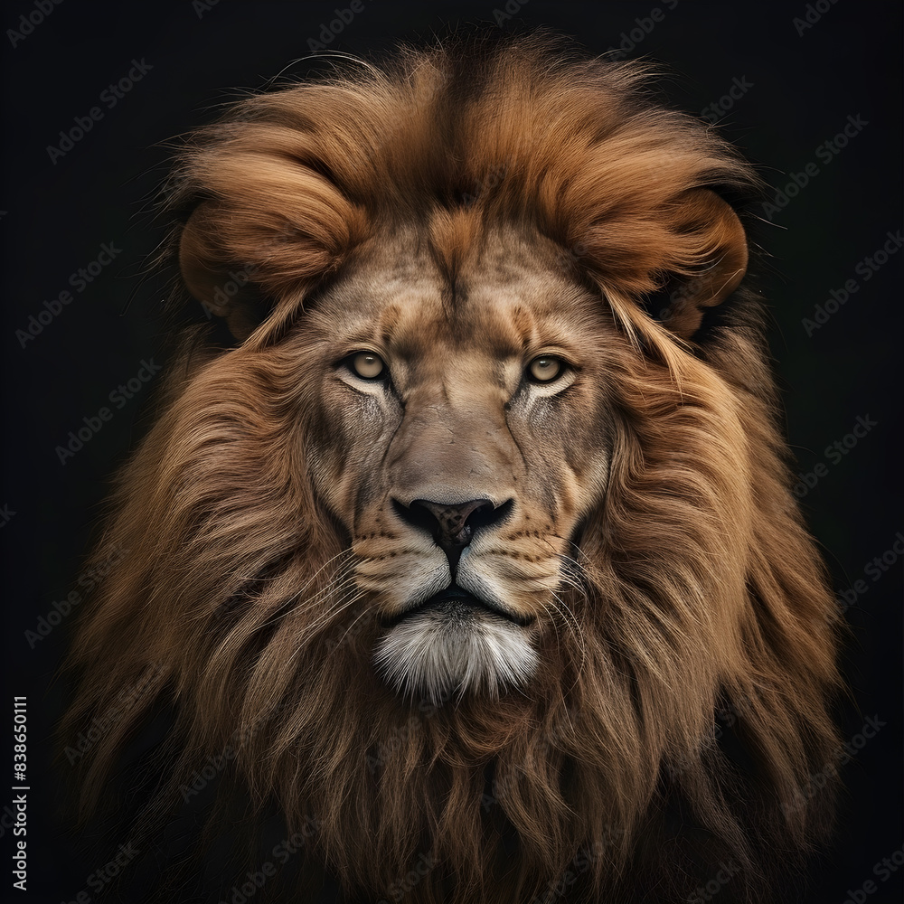 Fototapeta premium lion head portrait