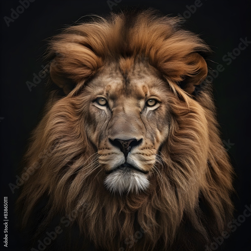 lion head portrait