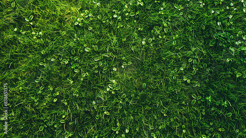Solid lawn green background .