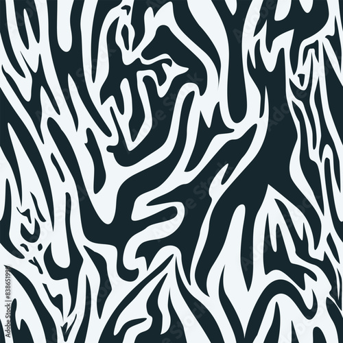 Simple abstract contemporary seamless pattern. Hand drawn, repeatable. Vector illustration