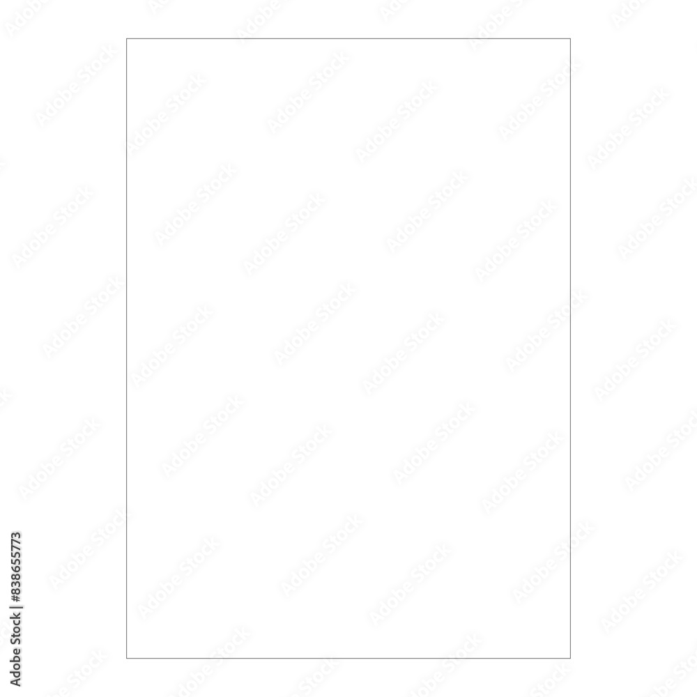 Blank paper sheet. White background. Empty template. Vector illustration. Blank paper sheet. White background. Empty template. Vector illustration.