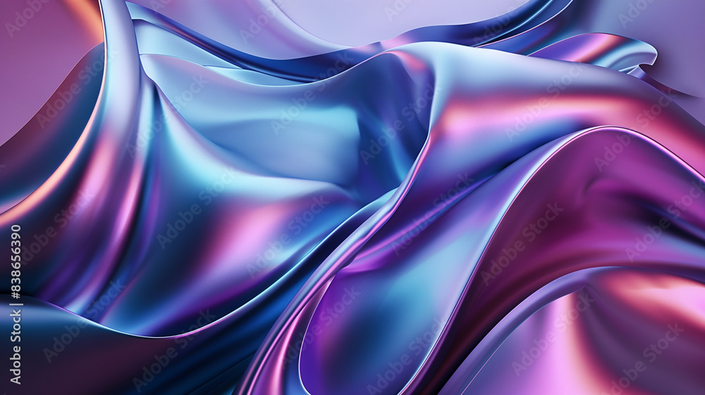 Fototapeta premium abstract background with smooth 3 shapes relaxing 3d wallpaper, business background 