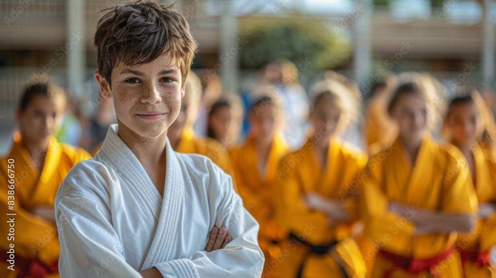 Fototapeta premium Karate Championship at the Dojo 