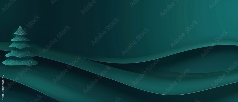 Christmas tree navy green luxurious sparkly wavy lines background Christmas tree navy green luxurious sparkly wavy lines background