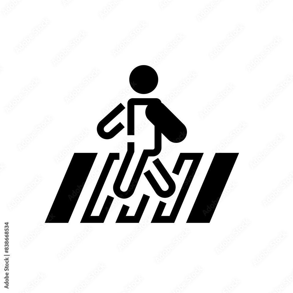 Zebra Cross Icon Zebra Cross Icon