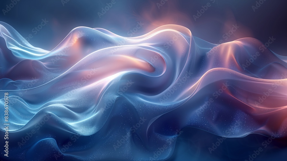 Soft Ethereal Blue and Pink Waves. Serene abstract background featuring soft, ethereal waves in blue and pink tones, creating a calming, dreamy atmosphere. Soft Ethereal Blue and Pink Waves. Serene abstract background featuring soft, ethereal waves in blue and pink tones, creating a calming, dreamy atmosphere.