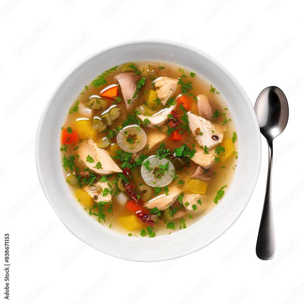 soup with vegetables isolated on transparent background, clipping path, png, soup with vegetables isolated on transparent background, clipping path, png,