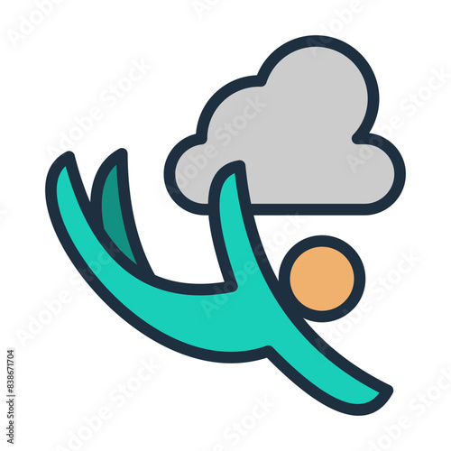 Skydiving Icon