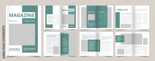 Magazine Template, Fashion Magazine