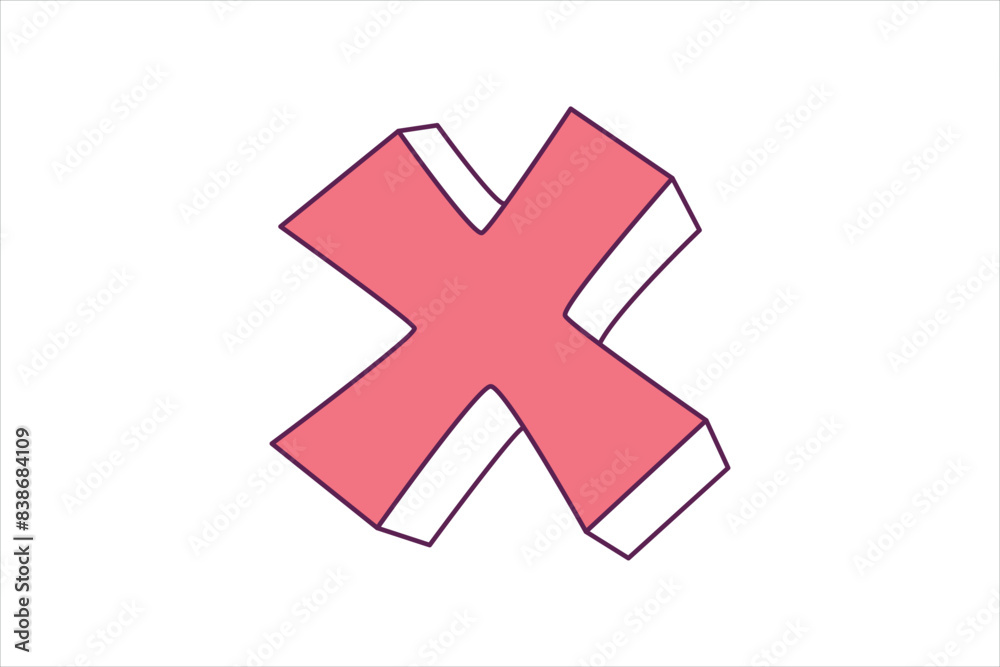 Wrong Yes Flat Sticker Design Wrong Yes Flat Sticker Design