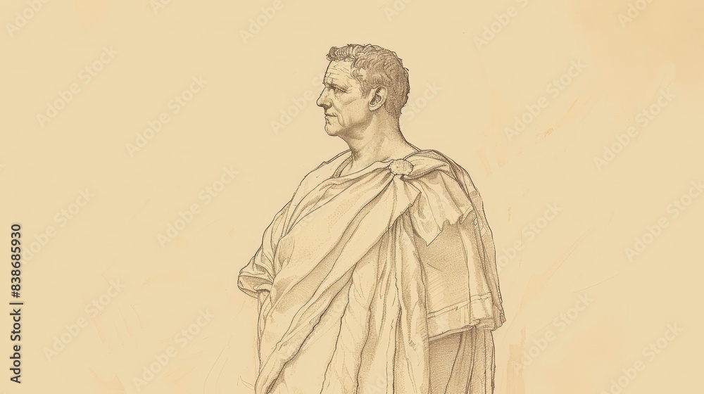 Fototapeta premium 2 Timothy 4: Preaching, Paul's Reflections, Faithfulness, Beige Background, Copyspace