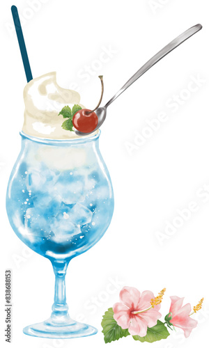 クリームソーダ（アイスフロート）