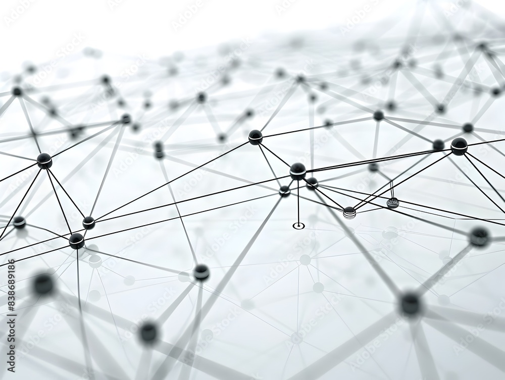 Interconnected Tech Nodes Forming Dynamic Digital Patterns Interconnected Tech Nodes Forming Dynamic Digital Patterns