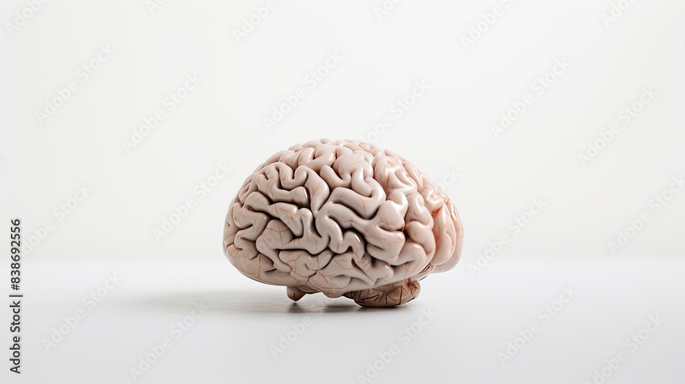 Brain Isolated on white background Brain Isolated on white background